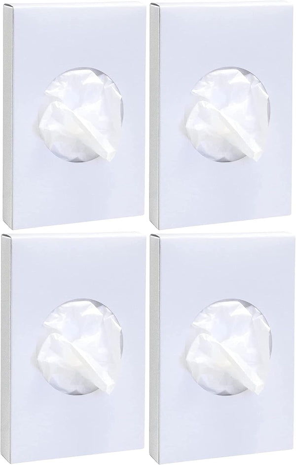 Universal Feminine Disposal Bags for Menstrual Care Products - 4 Pack with 30ct Refill Box for Tampons and Pads