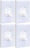 Universal Feminine Disposal Bags for Menstrual Care Products - 4 Pack with 30ct Refill Box for Tampons and Pads