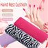 Mavis Laven Nail Art Cushion, 10 Colors Detachable Washable Soft Sponge Pillow for Salon Nail Art Accessories (White)