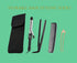 Curling Iron Flat Iron Bag, Waterproof Heat Resistant Case for Hair Styling Tools, Protective Sleeve Travel Bag (Black)