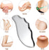 MObyat 1Pcs Stainless Steel Gua Sha Guasha Massage Soft Tissue Therapy Used for Back Legs Arms Neck Shoulder Home Gym