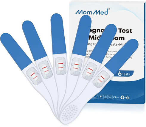 MOMMED Pregnancy Test Sticks - HCG Midstream Tests, HCG Test Strips Detection