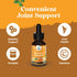 Organic Turmeric Liquid Drops for Adults - 2oz | Turmeric Curcumin with Black Pepper, Cinnamon & Ginger | Joints &