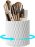 Makeup Brush Holder Organizer, 360° Rotating 5 Slot Cup for Cosmetics, Bathroom Vanity Storage