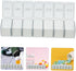 Weekly Pill Organizer for Vitamins and Medications Compartment Transparent Design Easy to Carry Separate Storage