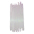 Foil Iridescent Pink Pearl Cocktail Paper Straws, Disposable 7.75 Inches, Pack of 100 for Parties