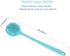 Silicone Body Scrubber, Long Handle Back Scrubber for Shower, Body Exfoliator Shower Brush