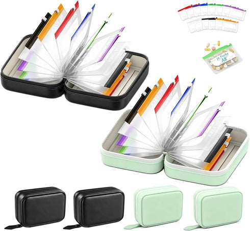 Waterproof Pill Pouch Set Travel Pill Organizer Pouches Medicine Kit Bags Pills