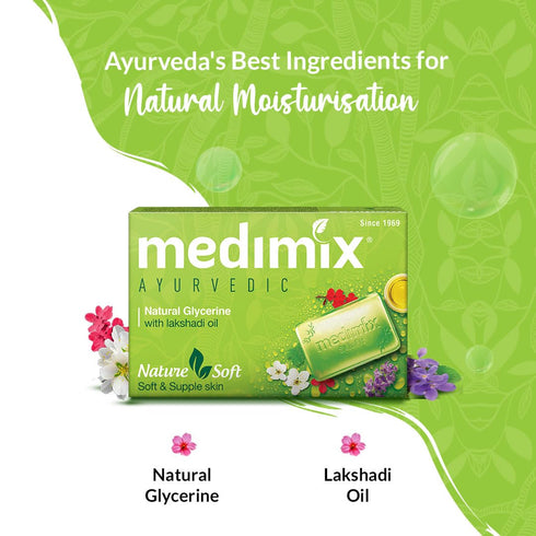 Medimix Ayurvedic Glycerine Soap, 3 x 125g