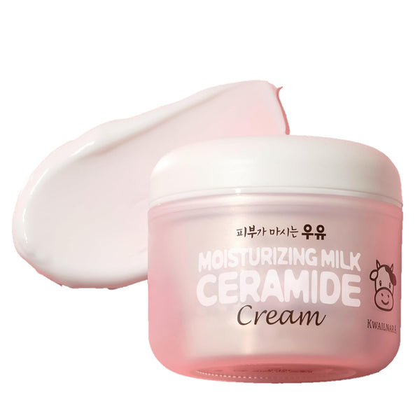 WELCOS Kwailnara Moisturizing Ceramide Milk Cream | Hydrating, Soothing, Nourishing with Milk Protein Extract | 100ml
