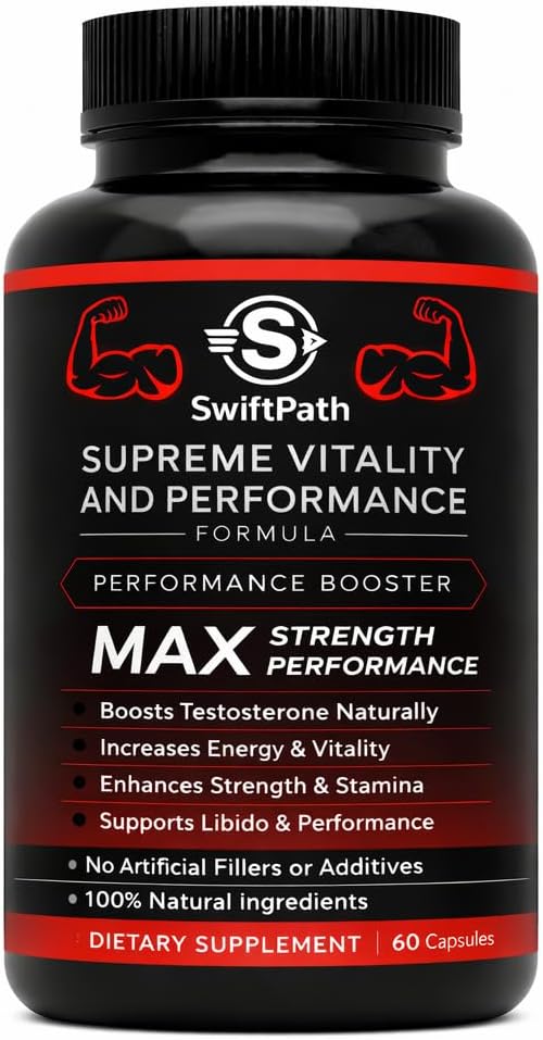 Swift Path Venture Supreme Vitality for Men Daily Energy & Wellness Support Clean, Stimulant-Free Supplement