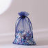 100 Pieces Navy Blue Organza Bags, 5x7 Inch Drawstring for Baby Shower, Christmas, Party Favor, Wedding