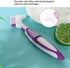 ZJchao Toothbrush, 2pcs Double-Sided Oral Care Denture Cleaning Brush, Portable Brushes for Household Effective Cleaning