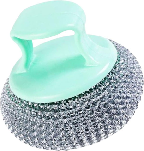 Ywmsfl Steel Scrubber for Cookware Detachable Scrubbing Head Efficient Tool Efficient Grease Removal