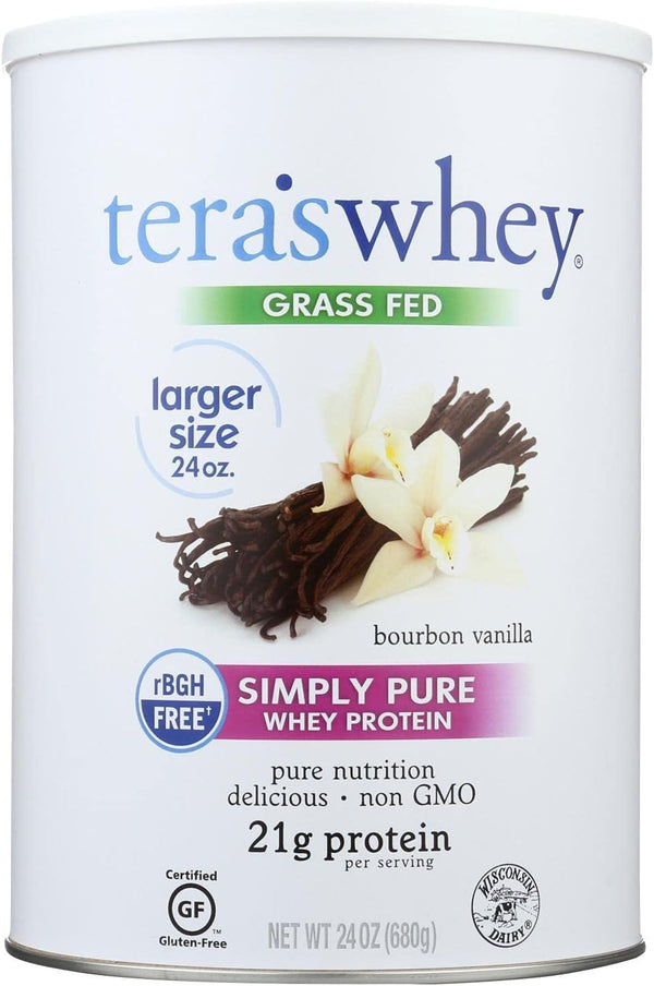 Simply tera's Pure Whey Protein Powder, Family Size Bourbon Vanilla Flavor