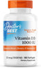 Doctor's Best Vitamin D3 1000 IU Softgel Capsules, 180 Count
