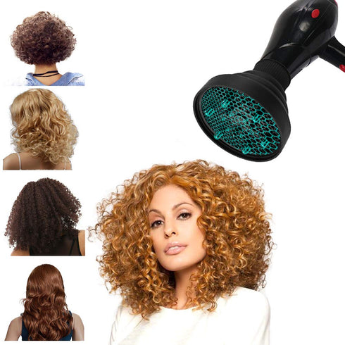 WAJIAYON Universal Collapsible Hair Dryer Diffuser Attachment - Lightweight Portable Travel Tool, Fits Most Blow Dryers