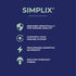 Simplix Natural Supplement for Immune System Support, 60 Veggie Capsules with Researched Mushroom & Seaweed