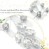 Unicra Bride Wedding Crystal Hair Pins Bridal Rhinestone Hair Pieces for Women and Girls Pack of 2 (A-Silver)