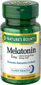 Nature's Bounty Melatonin, 1mg, 180 Tablets, 100% Drug Free Sleep Aid, Promotes Relaxation and Sleep Health