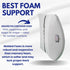 Thin Ergonomic Bucket Seat Lower Lumbar Back Support Pillow Cushion for Office Chair, Car, Truck, Wheelchair, Gaming