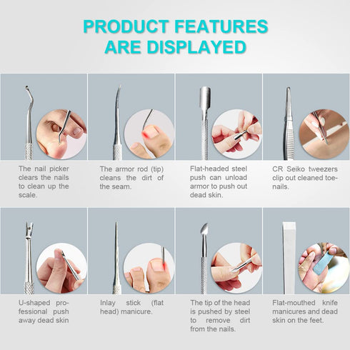 Ingrown Toenail File and Lifters