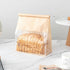 Roppolo 100 Pcs 8.6 Inch Bread Bags with Tin Tie, Large Loaf Bags