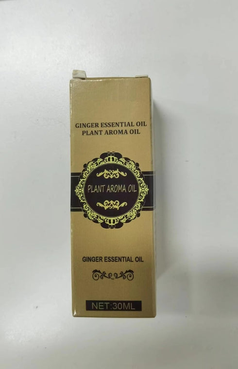 Toheok 5 Bottle Abdominal Drainage Ginger Oil,Belly Drainage Belly Off Massage Oil Massage Liquid