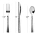 VeZee 160 Tablesettings Pack 80 40 40 |1 Pack Pcs Disposable Extra Heavyweight Silver Plastic Silverware.Lillan One