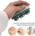 Portable Green Steel Muscle Roller for Neck and Back Relief