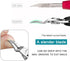 Ingrown Toenail Clippers Upgrade, Steel Nail Clippers for Professional Podiatrist, Long Handle Curved Blade Tool