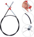 61 Inch Flexible Grabber Claw Pick Up Tool with 4 Bendable Claws for Sink Drain Clog Removal