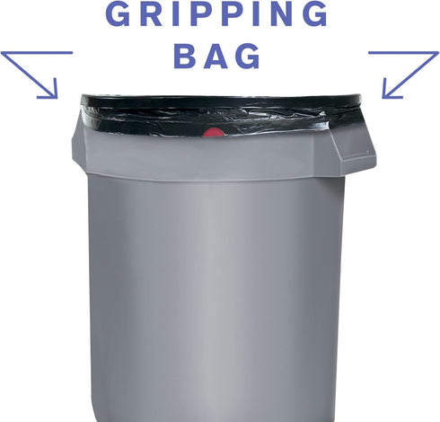 Highmark Low-Density Trash Bags, Coreless Roll, 30 Gallons, 30in. x 33in., Box of 25