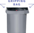 Highmark Low-Density Trash Bags, Coreless Roll, 30 Gallons, 30in. x 33in., Box of 25