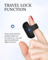 KISSILYN Mini Finger Massage Ball, Waterproof Rechargeable Multifunctional Massager (Black)