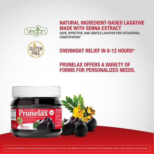 Prunelax Ciruelax Regular Strength Laxative Jam - Gluten-Free Natural Laxative for Occasional Constipation
