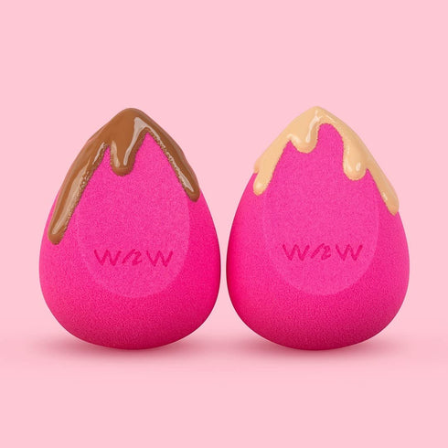 wet n wild Double Tap Makeup Sponge Set, Foundation Blending Beauty Sponge for Liquid, Cream, and Powder