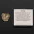 CXD-GEM Natural Gemstone Box Collection Set of 4 - Irregular Mineral Rock & Tumbled Stone Display Box