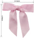 7Rainbows 50pcs Boutique 1.5" Pink Satin Ribbon Mini Bows for Craft Sewing Scrapbooking Wedding and Gift Wrapping by 7Rainbows