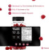 Beet Root Gummies - Super Nitric Oxide Beets Supplement - Red Beetroot Heart Chews, 60 Chewables