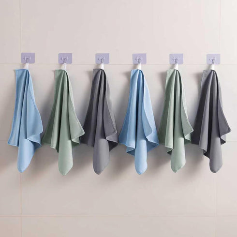 Vnoss 8 Pack, 16 Inch 12 Inch, Microfiber Glass Cleaning Cloth X Lint Free Quickly Clean Window, Glasses, Windshields