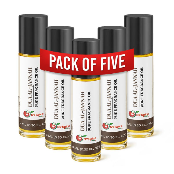 NY Spice Shop Dua Al- Jannah Musk Fragrance Pack of 5 Musk