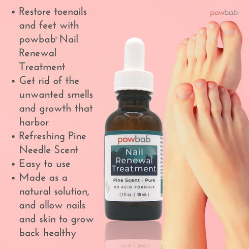Nail Renewal Treatment for Toenail - Pine Needle Scent, No Acid Formula, 100% Natural Extra Strength Solution