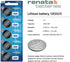 Renata CR2025 Batteries - 3V Lithium Coin Cell 2025 Battery (2 Count)