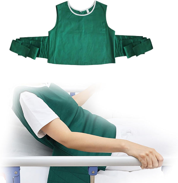 QNZKIOXV Restraint Vest for Bed or Wheelchair, Bed Restraint Waist Vest,Adjustable Anti Fall