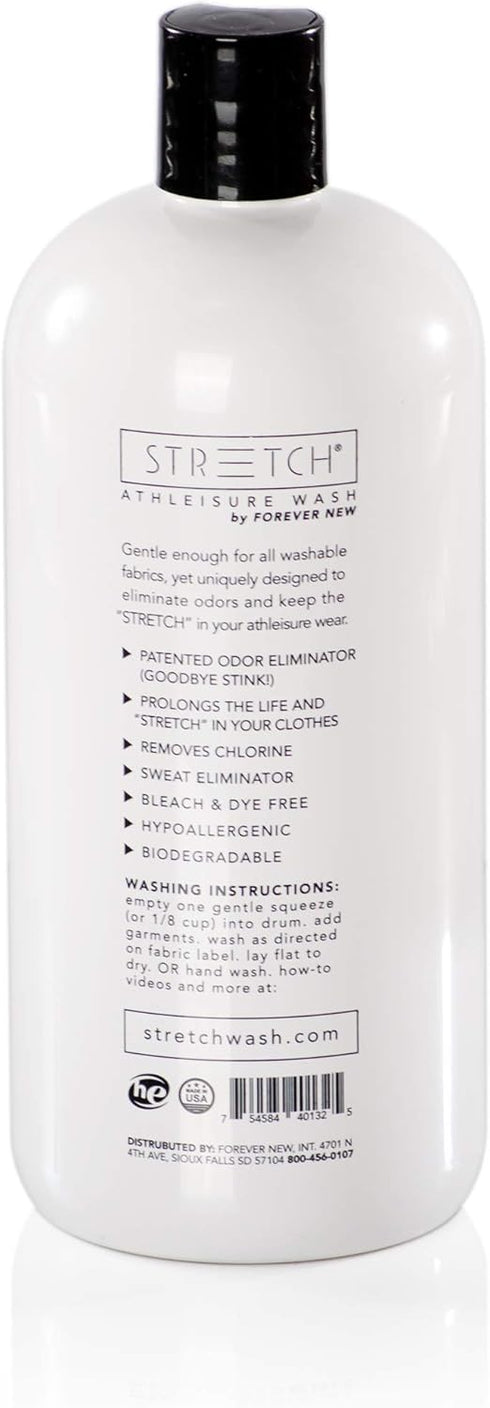 Forever New Stretch Active Wear Laundry Detergent, Liquid, Original Scent, 32 Fl Oz for Workout Clothes
