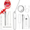 Electronic Tonsil Stone Remover - 9PCS Tonsil Stone Removal Kit with Oral Lamp, 3 Suction Modes, 5X Magnifying Mirror