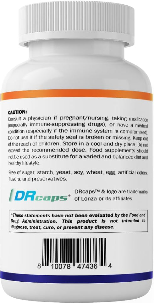 Vitamatic Saccharomyces Boulardii Probiotic, 10B per Serving + Yeast Extract, 300 mg, 60 DR Capsules