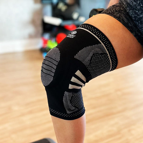 Knee Brace for Pain Relief and Support, Includes Patella Gel Pad, Ideal for Meniscus Tears, Arthritis (Large)