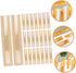 LIGIGWASH 100pcs Packaging French Bread Bags with Window Oil-resistant for Homemade Bread for Bakeries Cafes and Party